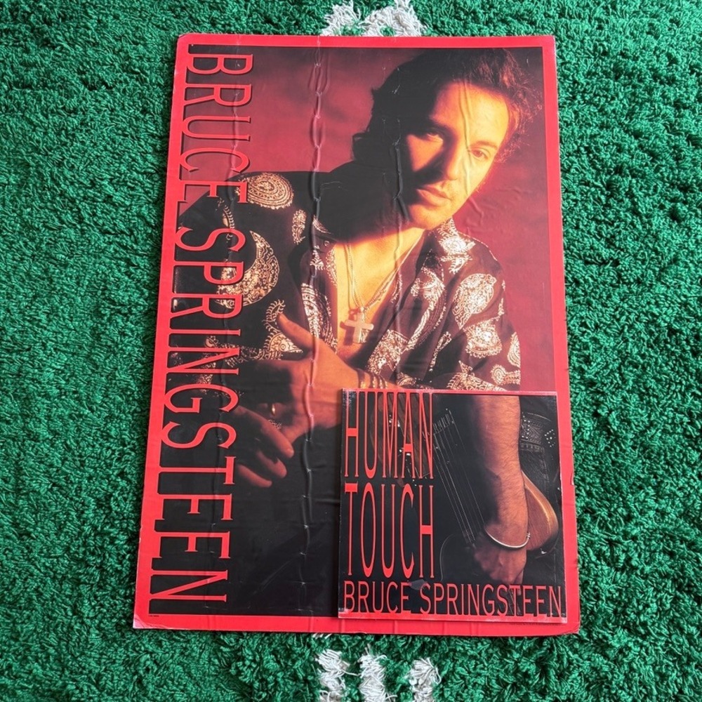 Bruce Springsteen Poster Set Music OS Red Fair 1992 Human Touch Lucky Town Promo